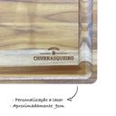 Ver imagem 4 de Tábua de Carne Teca com Canaleta Personalizada Mestre