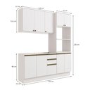 Ver imagem 4 de Cozinha Compacta Celeste Kappesberg 100% Mdf Branco 190cm