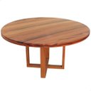 Ver imagem 3 de Mesa de Jantar Redonda 1,2 m Madeira Maciça Natural