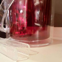 Balde De Gelo Acrílico Vermelho 18,5x18,5cm - 2