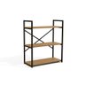 Estante Baixa 72cm com 3 Prateleiras Estrutura Metálica Estilo Industrial Li007 Kappesberg Industria - 3