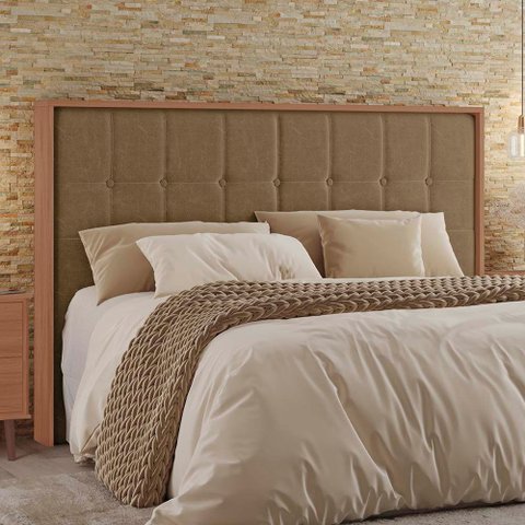 Cabeceira Mônaca King Acolchoada 100% MDF