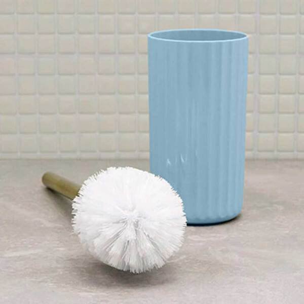 Suporte Com Escova Sanitária Groove Azul - 2