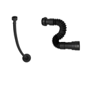 Ver imagem 4 de Torneira Banheiro Clean Preto Black+flexível+válvula+sifão