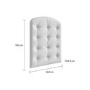 Ver imagem 3 de Multiuso de Quarto Bebê Kit Capitonê Courano P- Berço Elô Bege - Peroba