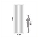 Ver imagem 6 de Painel Decorativo Ripado Mdf em Barra 89,5x250cm (2,24m²) Pa74 Pradel Móveis Freijó