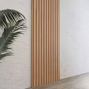 Painel Decorativo Ripado Mdf em Barra 89,5x250cm (2,24m²) Pa74 Pradel Móveis Freijó