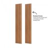 Painel Decorativo Ripado Mdf em Barra 89,5x250cm (2,24m²) Pa74 Pradel Móveis Freijó - 2