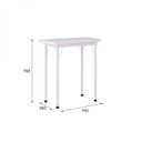 Ver imagem 4 de Mesa Dobrável 4 Lugares Asti Bona Preto/Branco