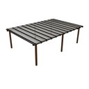 Ver imagem 1 de Kit Policarbonato Cristal 6mm 8,00m X 2,00m - Perfis Naturais