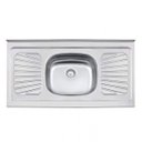 Ver imagem 1 de Pia Inox para Cozinha Standard 105cmx52cmx13cm Tramontina