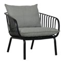 Ver imagem 1 de Poltrona Seiva - Preto e Cinza Mescla