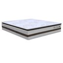 Ver imagem 1 de Colchão Box Casal 138cm Molas Ensacadas Soft Pillow Love Story Bege/Marrom - Gazin