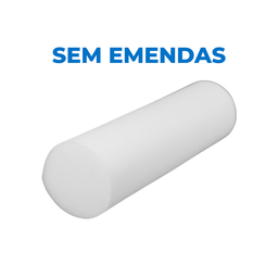 Rolinho de Espuma para Cama, Poltrona e Berço - 45cm X 13cm:branco - 3