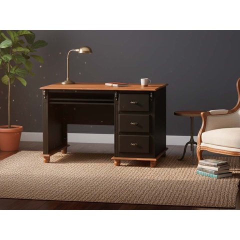 Escrivaninha Linz 3 Gavetas 80 X 132 X 50 Cm (a X L X P)