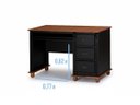 Ver imagem 4 de Escrivaninha Linz 3 Gavetas 80 X 132 X 50 Cm (a X L X P)