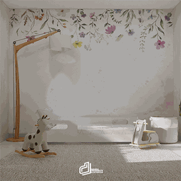Papel de Parede Painel Florais - 1