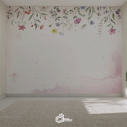 Papel de Parede Painel Florais - 2