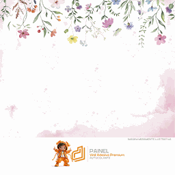 Papel de Parede Painel Florais - 3