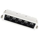 Ver imagem 1 de Spot Led Luz Pontual Arch Embutir 10w 2700k Branco/preto 24° 5 Focos Fixos Design Moderno Interno