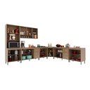 Ver imagem 2 de Cozinha Completa Fidelitá Paris 7 Peças 600cm 16 Portas 6 Gavetas com Tampo