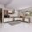 Cozinha Modulada Completa Fidelitá Paris 7 Peças 600cm 16 Portas 6 Gavetas com Tampo