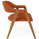 Ver imagem 6 de Kit 4 Cadeiras de Jantar e Estar Living Estofada Nadja L02 Linho Terracota - Lyam Decor