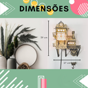 Ver imagem 3 de Luminária de Parede, Abajur de Parede, Casinha Mdf