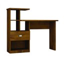 Ver imagem 2 de Escrivaninha e Nichos Connect Benetil Móveis 1 Gaveta 113cm Rovere