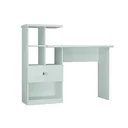 Ver imagem 3 de Escrivaninha e Nichos Connect Benetil Móveis 1 Gaveta 113cm Branca