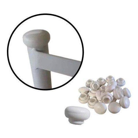 50 Ponteira Interna Bola 7/8 Cadeira:branco