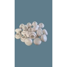 50 Ponteira Interna Bola 7/8 Cadeira:branco - 2