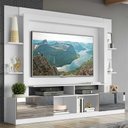 Ver imagem 2 de Estante TV 65" Portas c/ Espelho Oslo Multimóveis V3390