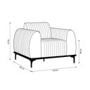 Ver imagem 4 de Kit 2 Poltronas Decorativas Sala de Estar Base de Madeira Euro Veludo Azul Marinho