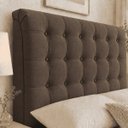 Ver imagem 3 de Cabeceira para Cama Box Estofada 160 cm Queen Ana com Botões Suede