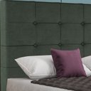 Ver imagem 6 de Cabeceira Casal 138 cm Berlin Veludo Verde Soon