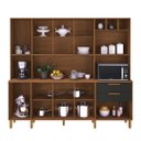 Ver imagem 2 de Armário de Cozinha Compacta Fidelitá Provença 219cm 9 Portas 2 Gavetas