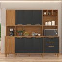 Ver imagem 1 de Armário de Cozinha Compacta Fidelitá Provença 219cm 9 Portas 2 Gavetas