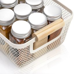 Cesto Caixa Organizadora Branca 27cm – Organização com Estilo e Praticidade - 8