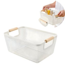 Cesto Caixa Organizadora Branca 27cm – Organização com Estilo e Praticidade - 7