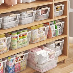 Cesto Caixa Organizadora Branca 27cm – Organização com Estilo e Praticidade - 2