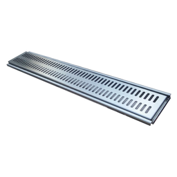 Ralo Classic com Moldura e Cesto Coletor - Inox 304 (#1,5) - 150x15x02 Cm - 1