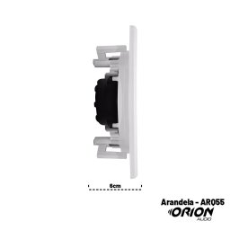 Caixa Ativa Sistema Som Ambiente Bluetooth Quadrada + - 8