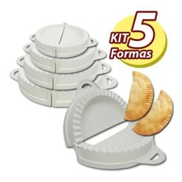 Kit Forma Pastel 5 Tamanhos Moldador Molde Forma Pastelzinho - 3