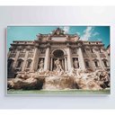 Ver imagem 1 de Quadro Fonte De Trevi 60x40 Cm Tecido Canvas