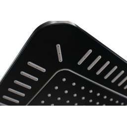 Ducha Quadrada 21 Cm Preto em Abs C/ Suporte de Parede - 5