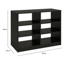 Ver imagem 4 de Balcao Loja Central Expositor Nicho para Roupa Produtos 90cm:preto