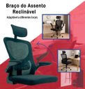 Ver imagem 3 de Kit 2 Cadeira de Escritorio Presidente Ergonômica Oc-300 Standart