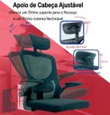 Ver imagem 6 de Kit 2 Cadeira de Escritorio Presidente Ergonômica Oc-300 Standart