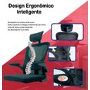 Ver imagem 5 de Kit 2 Cadeira de Escritorio Presidente Ergonômica Oc-300 Standart